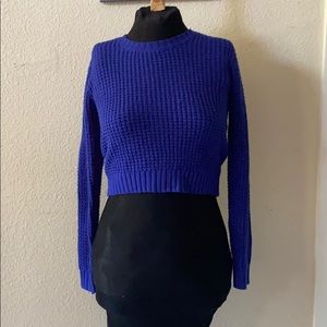 Knit Sweater with Zipper in back